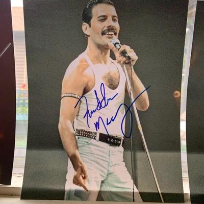 Freddie Mercury autograph