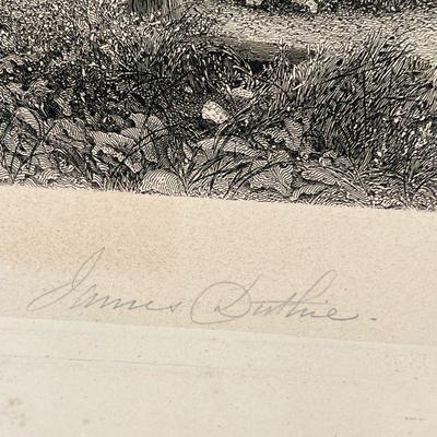A.F. BELLOWS / J. DUTHIE ENGRAVING  |
Pencil signed by James Duthie, trimmed at one end - w. 25 x h. 18-1/2 in. (sheet)
