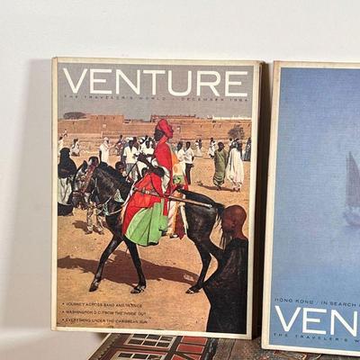 VENTURE MAGAZINE COLLECTION  |
The 1960s-1970s, a large collection of vintage issues of Venture travel magazine, including 4 hardcover...