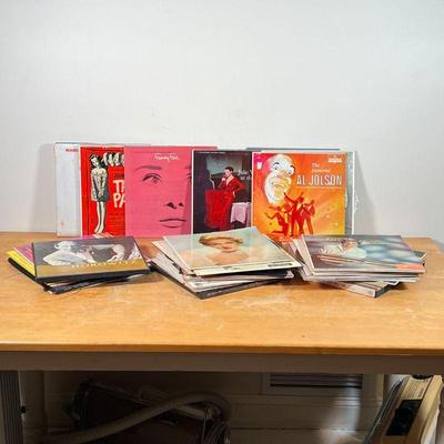 COLLECTION VINYL RECORDS  |
Large collection of vinyl record albums, primarily show tunes and classical selections, among others;...