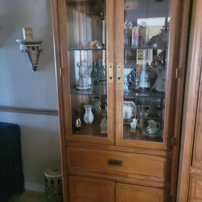 this is a three piece, oak entertainment center, we are selling the three pieces individually or you can buy however many pieces you...
