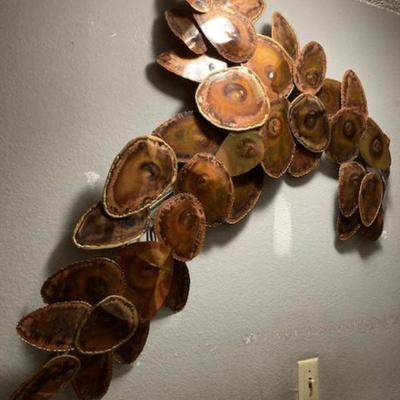 Jere Raindrops Style Wall Sculpture
