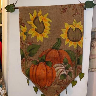 Hand painted fall pennant 