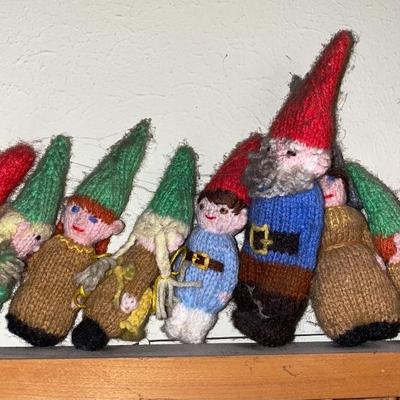 Cute knitted elves