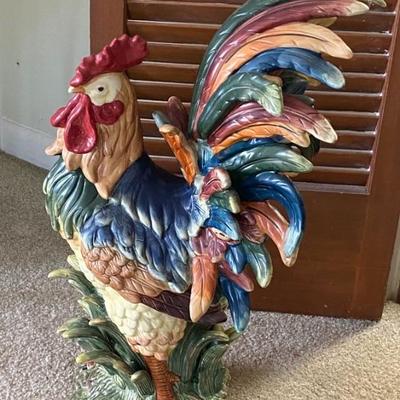 Large decorative rooster