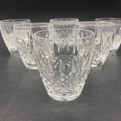 (6) Waterford Crystal Old Fashioned Glasses 
There are 5 lots in this auction with this set of Waterford Crystal