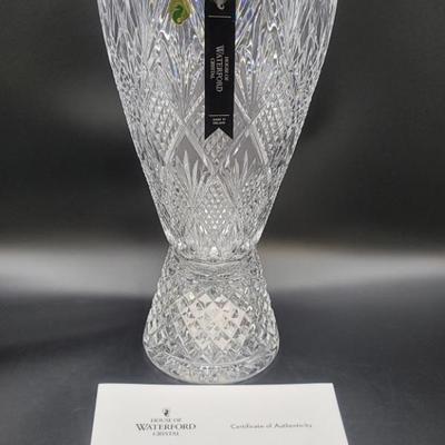 House of Waterford 16in Crystal Vase, 1/2