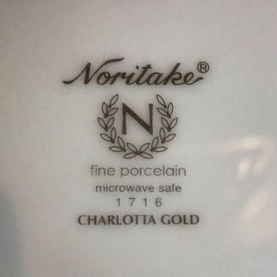Noritake Dishes (Charlotta Gold)
