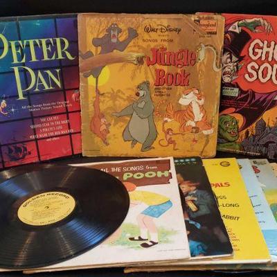 Children's Records Featuring Disney's Peter Pan, Jungle Book & Mary Poppins https://ctbids.com/estate-sale/18122/item/1816237