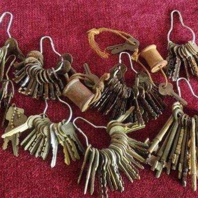 156 Skeleton keys and others