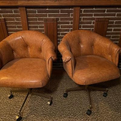 1970s swivel chairs