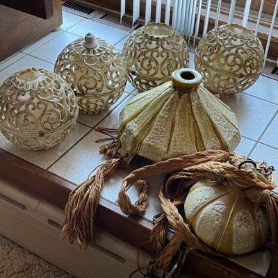 vintage 1970s light fixtures