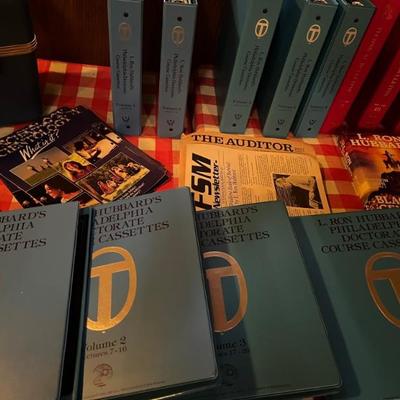 1980s Scientology literature, lectures, courses, manuals, Advance magazines