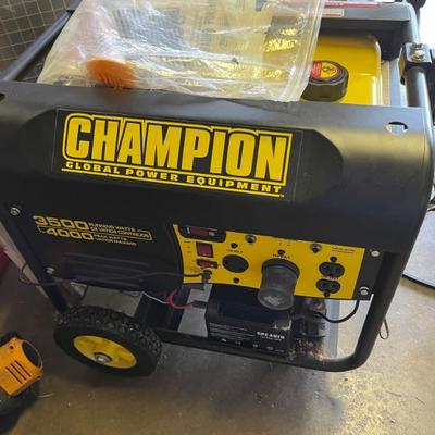 Champion gas powered generator