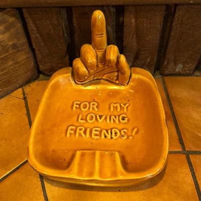vintage novelty ashtray