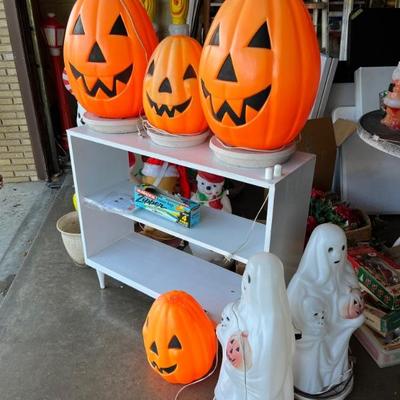vintage Halloween blow molds