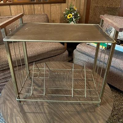 MCM bar cart