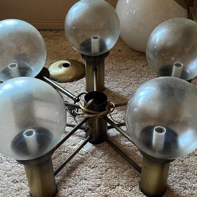 vintage 1970s light fixtures