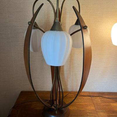 A pair of Luxecraft lamps, 1970s--SOLD--got an offer I couldn't refuse right away