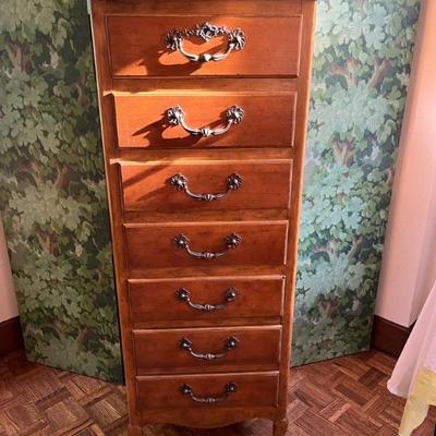 Lingerie chest, tall chest by Baker