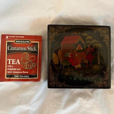 Palekh style Russian box