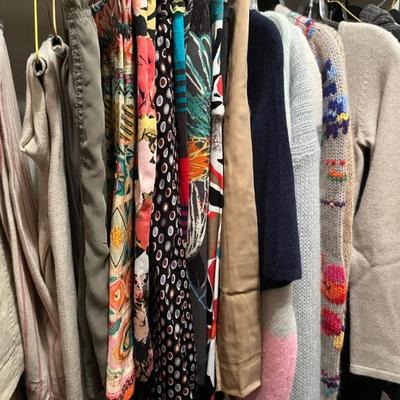 Vintage and new designer clothes and shoesâ€”clothes sizes 2-6â€”Burberry, Armani, Valentino, Ralph Lauren, Max Mara, J. Crew black...