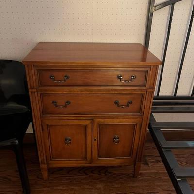 antique night table/secretary desk