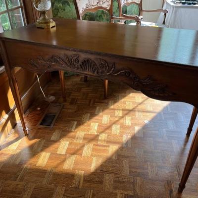 elegant desk, sofa table from Colby and Sons