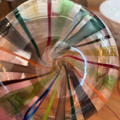 art glass bowl by Lucy Bergamini