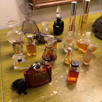 vintage perfumes and bottles