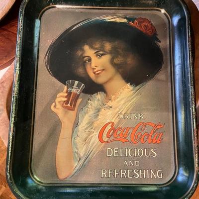 vintage Coke tray