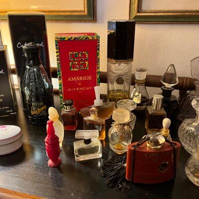 vintage perfumes and bottles