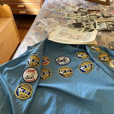 EAA patches on a jacket 