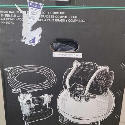 Metabo HPT Brad Nailer And 6 Gallon Pancake Compressor Set https://ctbids.com/estate-sale/18117/item/1810313