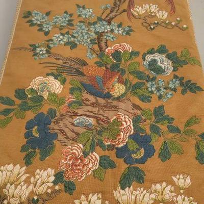 Woven Bird Tapestry By Corona Decor Co. https://ctbids.com/estate-sale/18117/item/1810317