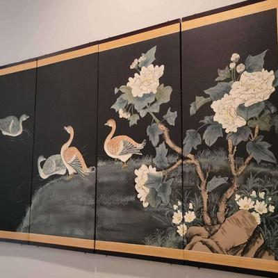 Asian Inspired Painted Silk Panel Art https://ctbids.com/estate-sale/18117/item/1810308