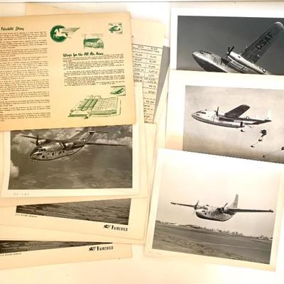Fairchild Aircraft photo lot