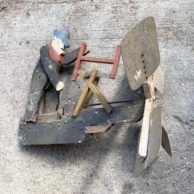 Vtg. whirligig in old paint