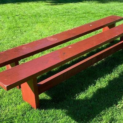 pr of 8 ' benches, very sturdy