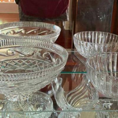 WST103 - Pair of Vintage High End Crystal Bowls - Waterford