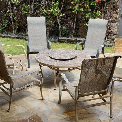 WST007 - Patio Chairs And Firepit