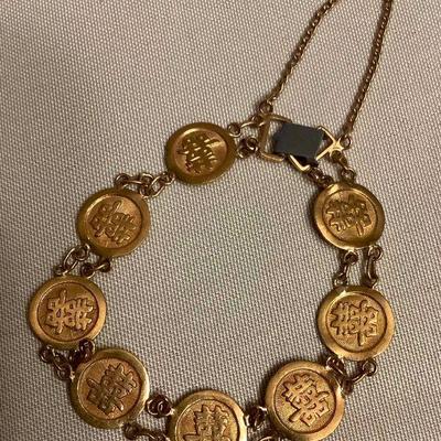 WST182 24K Gold Oriental Bracelet 