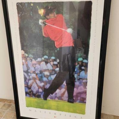WST024 - Tiger Woods 1997 Masters Champion Print