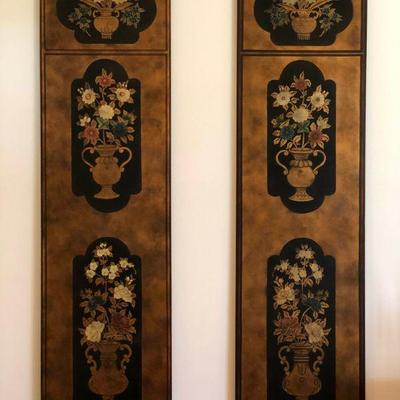 WST001 - TWO LARGE WOODEN WALL HANGINGS