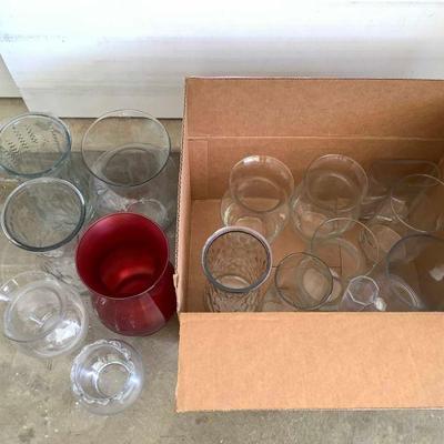 WST225 Mystery Lot Of Various Glass Vases
