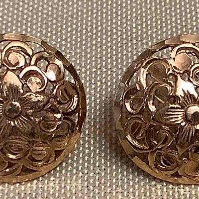 WST189 14K Gold Earrings 