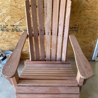 Cedar Adirondack chair 