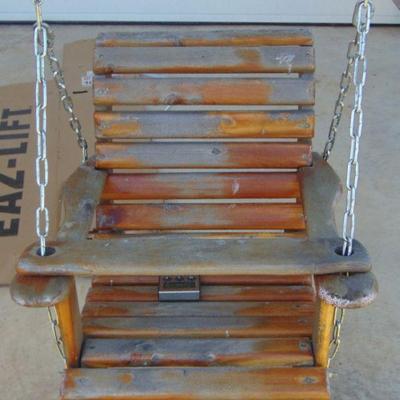 Child hanging swing