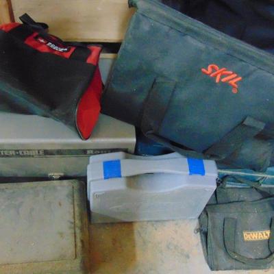 empty power tool boxes