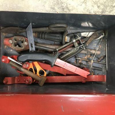 toolbox and contents
